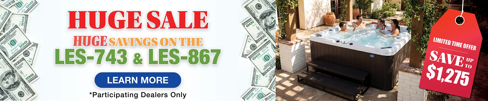 Calspas hot tub being used in a family setting - Merrimack